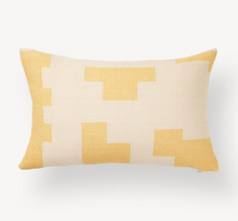 Load image into Gallery viewer, PUZZLE LUMBAR PILLOW - LEMON