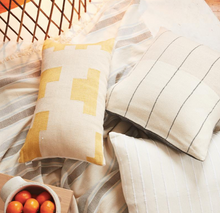 Load image into Gallery viewer, PUZZLE LUMBAR PILLOW - LEMON