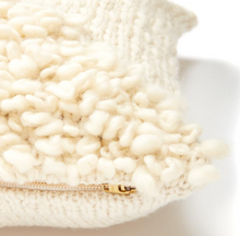 Load image into Gallery viewer, MOON SHAG PILLOW - CREAM