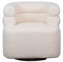 Load image into Gallery viewer, BOUCLE SWIVEL CHAIR - CREAM