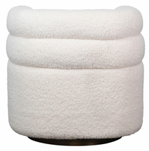 Load image into Gallery viewer, BOUCLE SWIVEL CHAIR - CREAM