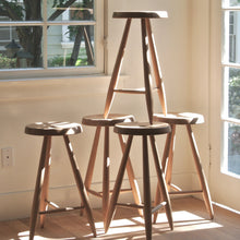 Load image into Gallery viewer, ALPINE STOOL - BLACK WALNUT