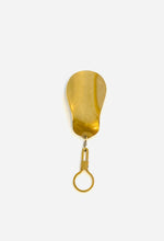 Load image into Gallery viewer, BRASS SHOE HORN KEYCHAIN