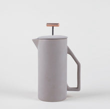 Load image into Gallery viewer, CERAMIC &amp; COPPER FRENCH PRESS  - GREY