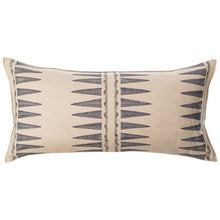 Load image into Gallery viewer, NAVY QUILL LUMBAR PILLOW
