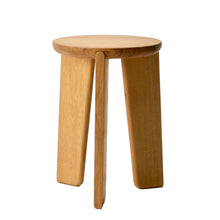 Load image into Gallery viewer, FIN STOOL - WHITE OAK