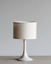 Load image into Gallery viewer, TRUMPET SMALL TABLE LAMP - WHITE WASH