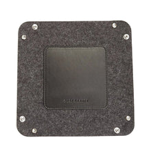 Load image into Gallery viewer, LEATHER &amp; WOOL VALET TRAY - CHARCOAL