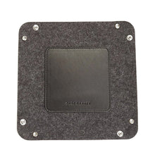 Load image into Gallery viewer, LEATHER & WOOL VALET TRAY - CHARCOAL