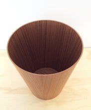 Load image into Gallery viewer, WOOD WASTE BASKET - AYOUS TEAK