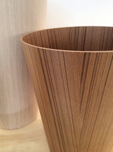 Load image into Gallery viewer, WOOD WASTE BASKET - AYOUS TEAK