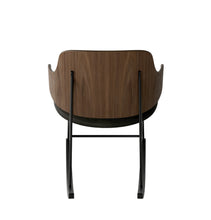 Load image into Gallery viewer, THE PENGUIN ROCKING CHAIR - WALNUT AND BLACK SEAT