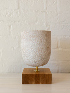 Hammered Lantern With Square Base Lamp