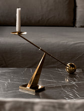 Load image into Gallery viewer, INTERCONNECT CANDLE HOLDER - BRASS