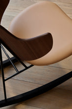 Load image into Gallery viewer, THE PENGUIN ROCKING CHAIR - WALNUT AND MARIGOLD SEAT