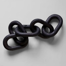 Load image into Gallery viewer, XL Wood Chain Links - Black