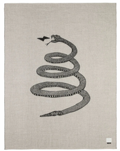 Load image into Gallery viewer, SNAKE REVERSIBLE ALPACA THROW