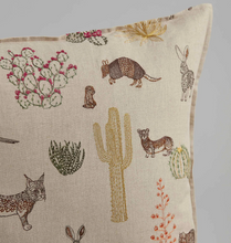 Load image into Gallery viewer, SAGUARO DESERT FRIENDS PILLOW