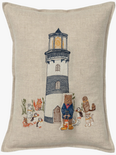 Load image into Gallery viewer, LIGHTHOUSE FRIENDS POCKET PILLOW