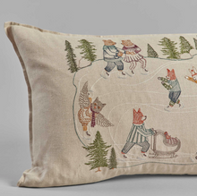 Load image into Gallery viewer, ICE SKATERS PILLOW