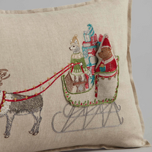 Load image into Gallery viewer, SANTA&#39;S SLEIGH POCKET PILLOW