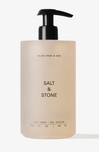 SALT & STONE BLACK ROSE + OUD BODY WASH
