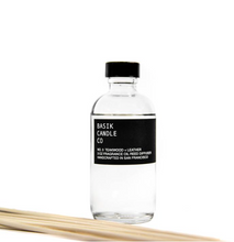 Load image into Gallery viewer, REED DIFFUSER BASIK NO. 3 - TEAKWOOD + LEATHER