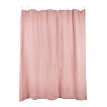 Load image into Gallery viewer, SIMPLE WAFFLE SHOWER CURTAIN - BLUSH