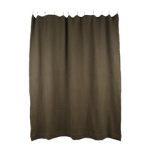 Load image into Gallery viewer, SIMPLE WAFFLE SHOWER CURTAIN - OLIVE