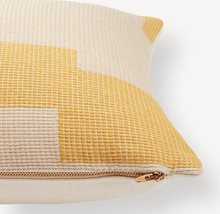 Load image into Gallery viewer, PUZZLE LUMBAR PILLOW - LEMON