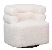 Load image into Gallery viewer, BOUCLE SWIVEL CHAIR - CREAM