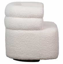 Load image into Gallery viewer, BOUCLE SWIVEL CHAIR - CREAM