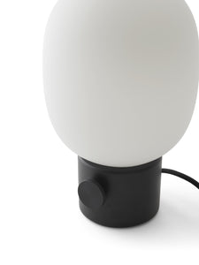 BLACK POWDER COATED STEEL TABLE LAMP