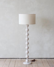Load image into Gallery viewer, HUGO BARBELL FLOOR LAMP - WHITE WASH