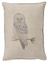 Load image into Gallery viewer, GREAT GREY OWL PILLOW