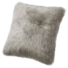 Load image into Gallery viewer, SHEARLING PILLOW - VOLE LIGHT GREY