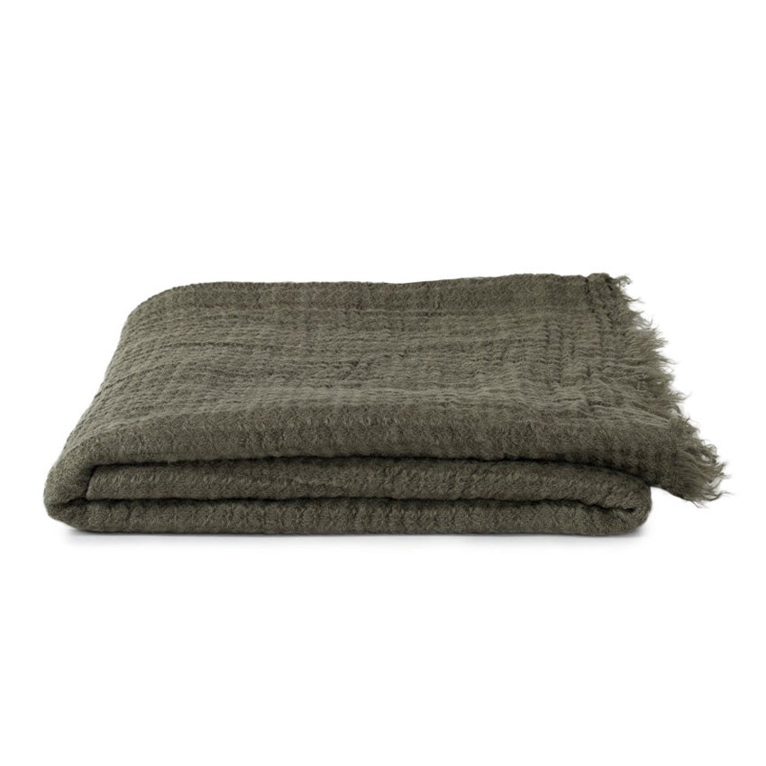 Olive green 2025 throw rug