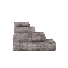 Load image into Gallery viewer, SIMPLE WAFFLE TOWELS - DARK GREY
