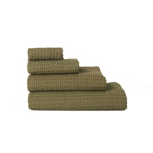 Load image into Gallery viewer, SIMPLE WAFFLE TOWELS - OLIVE