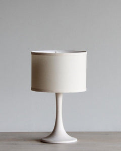 TRUMPET SMALL TABLE LAMP - WHITE WASH
